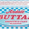 Components ANDALE | Andale Abec Buttas Single Set Bearings Sil/Wht