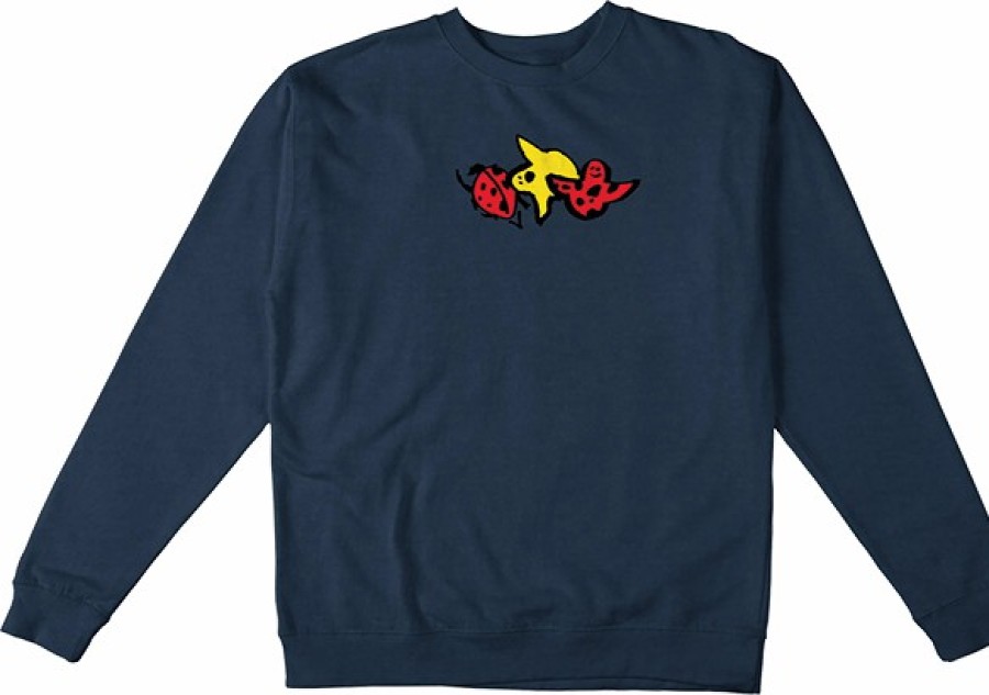 Clothing & Accessories KROOKED | Krk Ladybug Classic Crew/Swt M-Navy Heather