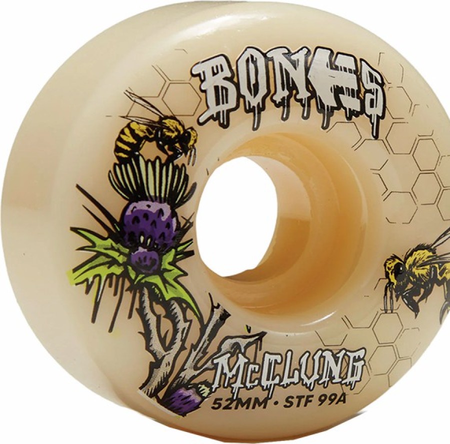 Components Bones Wheels | Bones Mcclung Stf V1 Etnies Collab 52Mm 99A Nat X4