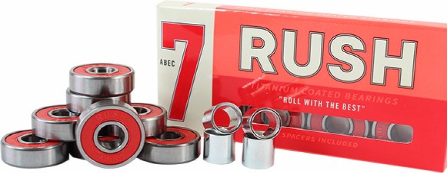 Components RUSH BEARINGS | Rush Abec-3 Bearings W/Spacers Ppp – 7Ws