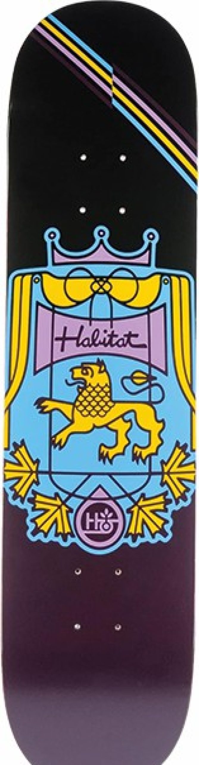 Skateboards Habitat | Habitat Coat Of Arms Deck-8.0 Purple