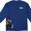 Clothing & Accessories Real | Real Comix Ls S -Royal