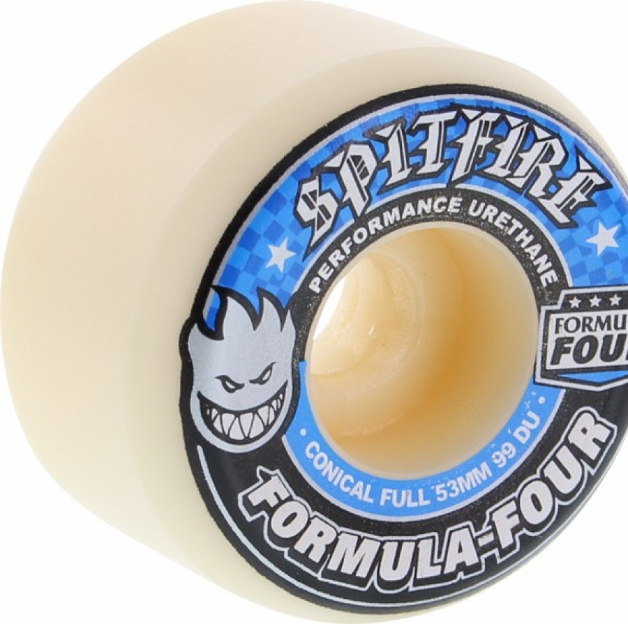 Components Spitfire | Sf F4 99A Conical Full 53Mm Wht W/Blue X4