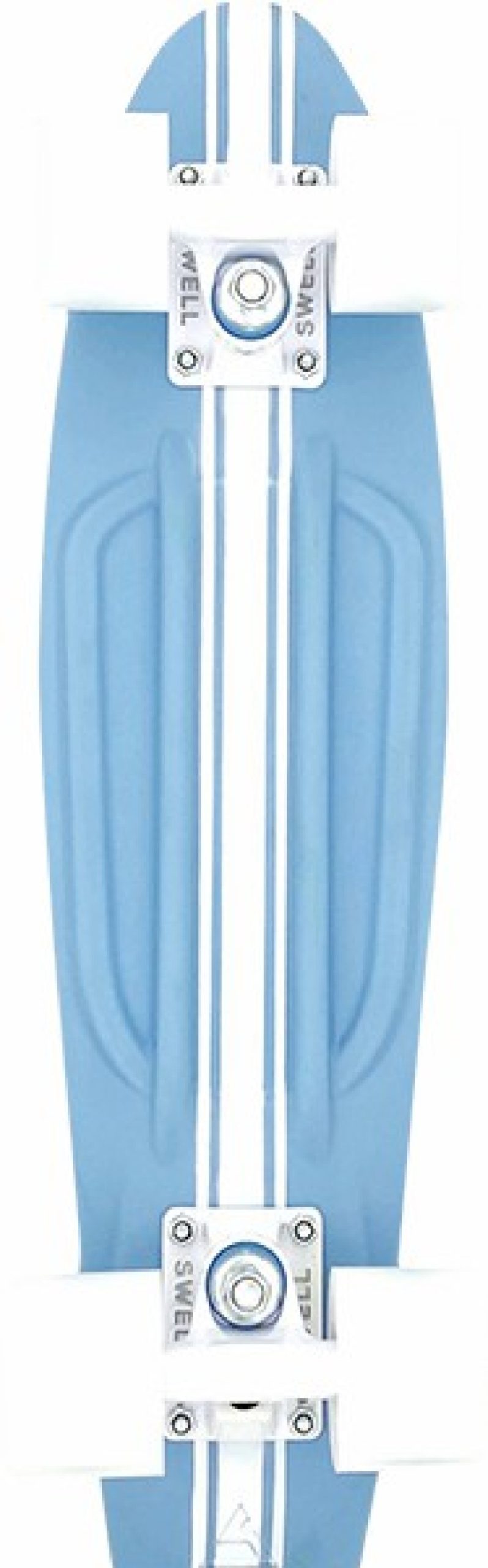 Skateboards SWE | Swell 22″ Complete Stringer Powder Blu/Wht/Wht