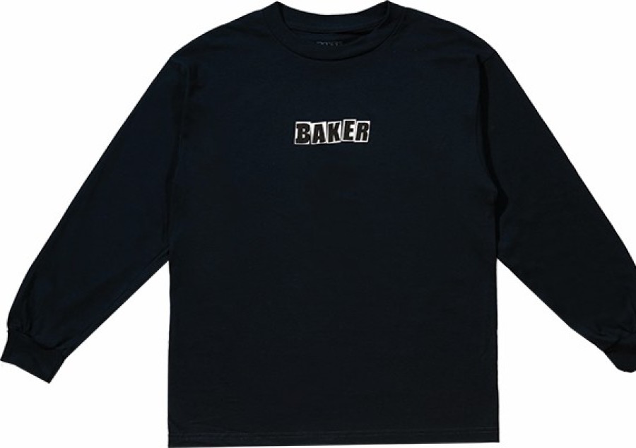 Clothing & Accessories BAKER | Baker Brand Logo Ls S-Navy