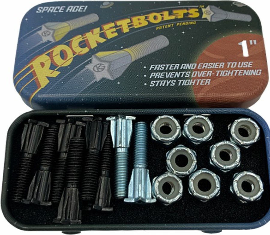 Components GRI | Gk Rocket Bolts Hardware 1″ Blk/Sil 1Set