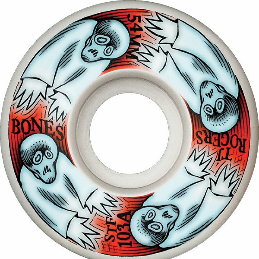 Components Bones Wheels | Bones Rogers Stf V3 Whirling Specters 54Mm 103A Wt X4