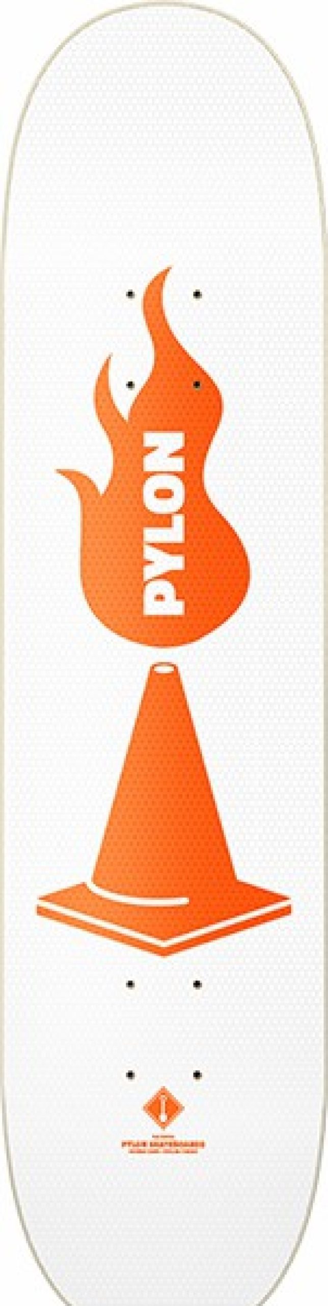 Skateboards PYL | Pylon The Shovel Deck-8.38 White