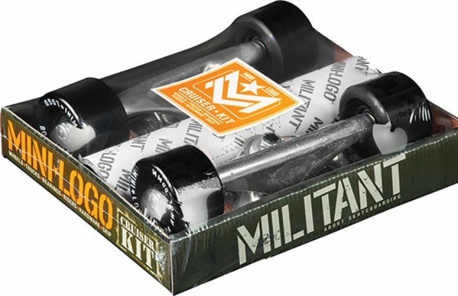 Components Mini Logo | Ml Cruiser Kit Comp Pack 8.0 Raw 55Mm/80A Blk X2