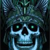 Components Powell Peralta | Pwl/P Grip Sheet 10.5×33 Anderson Skull Green