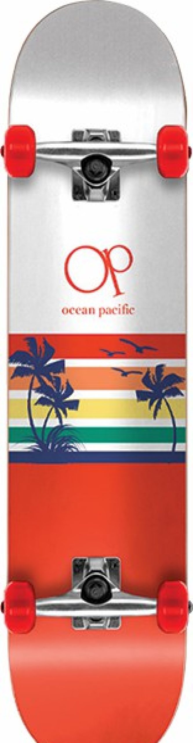 Skateboards OPC | Op Sunset Park/Street Complete-8.0 Wht/Red