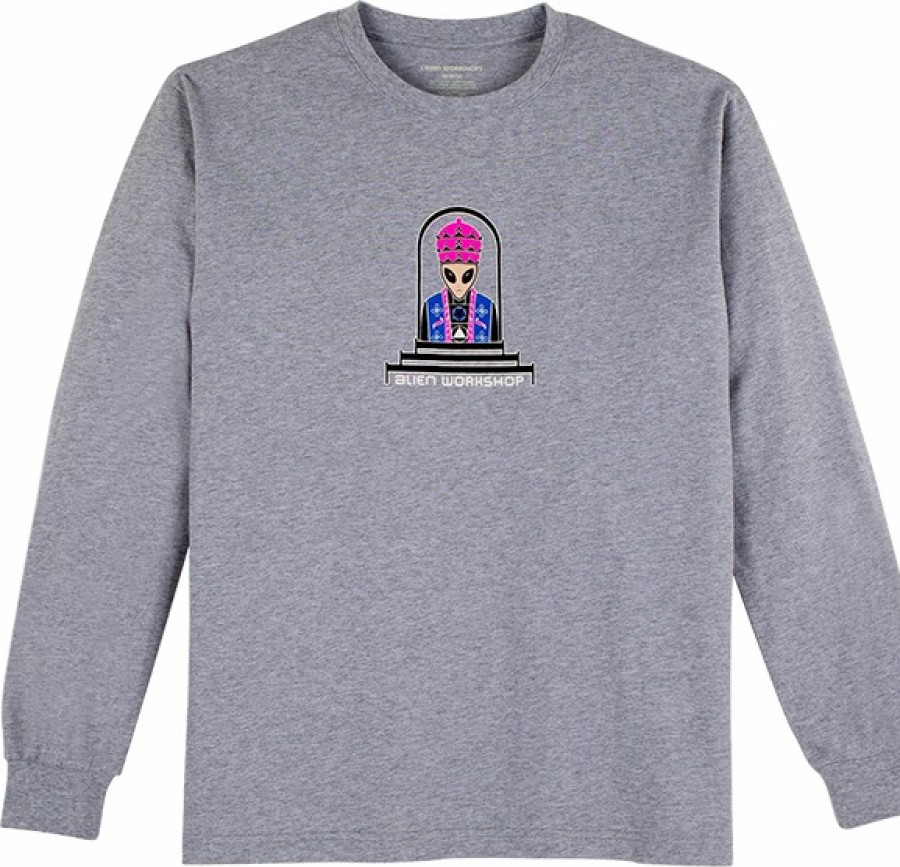 Clothing & Accessories ALIEN WORKSHOP | Aw Priest Ls S-Heather Grey