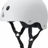 Clothing & Accessories triple eight | T8 Helmet White Rubber – Xxl