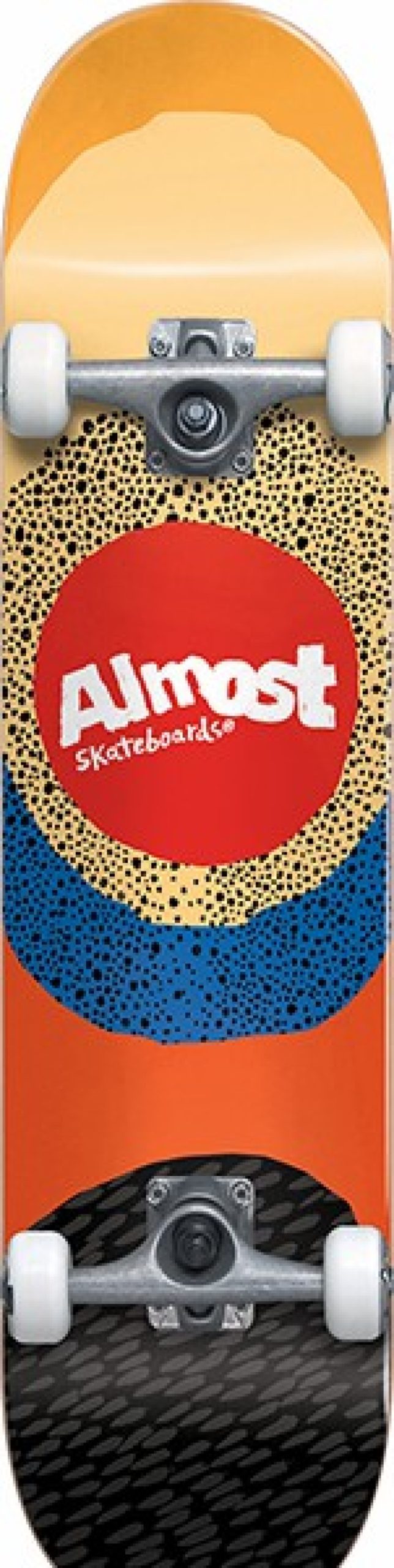 Skateboards ALMOST | Alm Radiate Complete-7.5 Yellow Fp