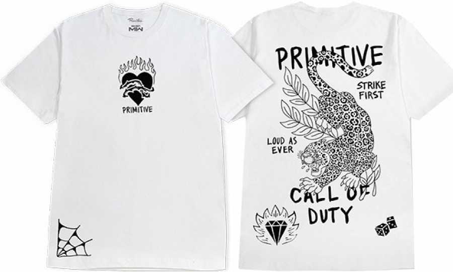 Clothing & Accessories Primitive | Primitive Task Force Ss S-White