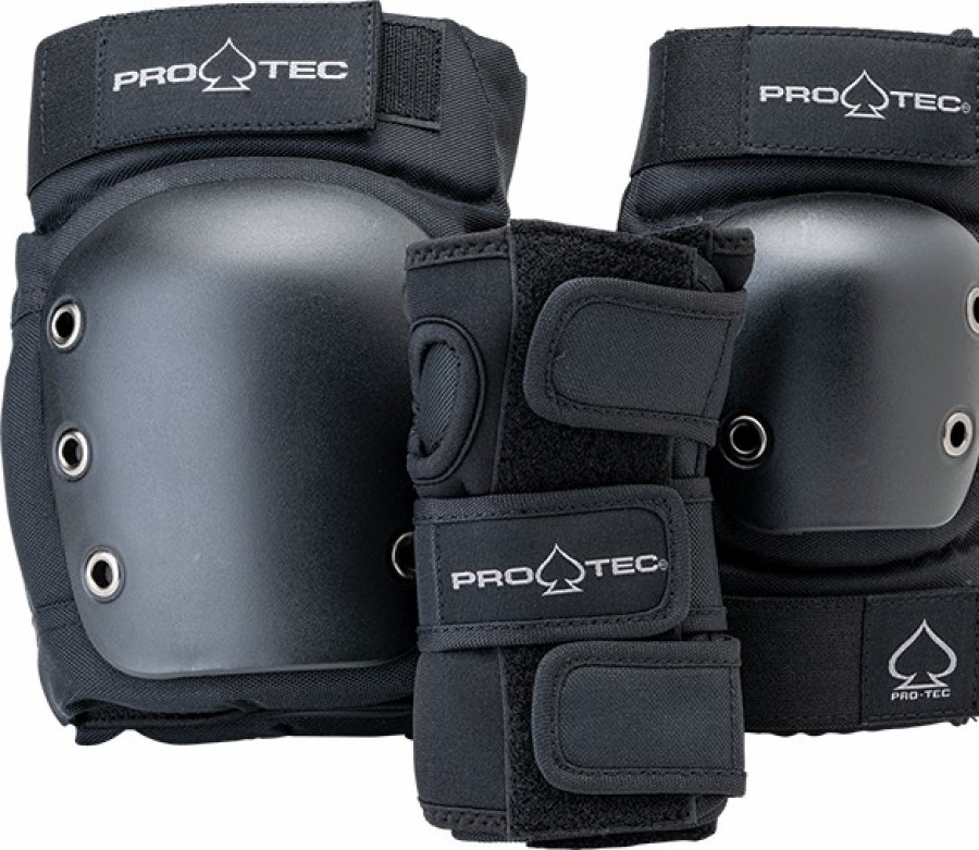 Clothing & Accessories Pro Tec | Protec Junior 3 Pack Open Back Ys-Black