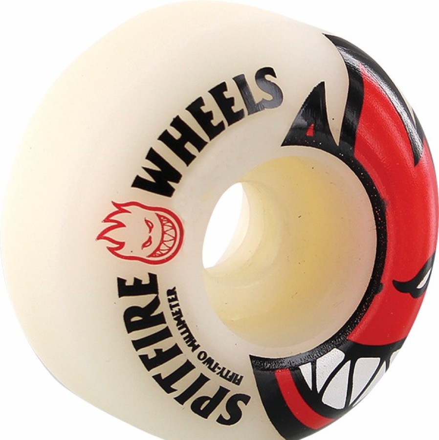 Components Spitfire | Sf Bighead 52Mm Wht W/Red X4