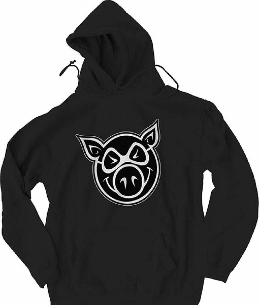 Clothing & Accessories Pig | Pig Head Hd/Swt S-Black