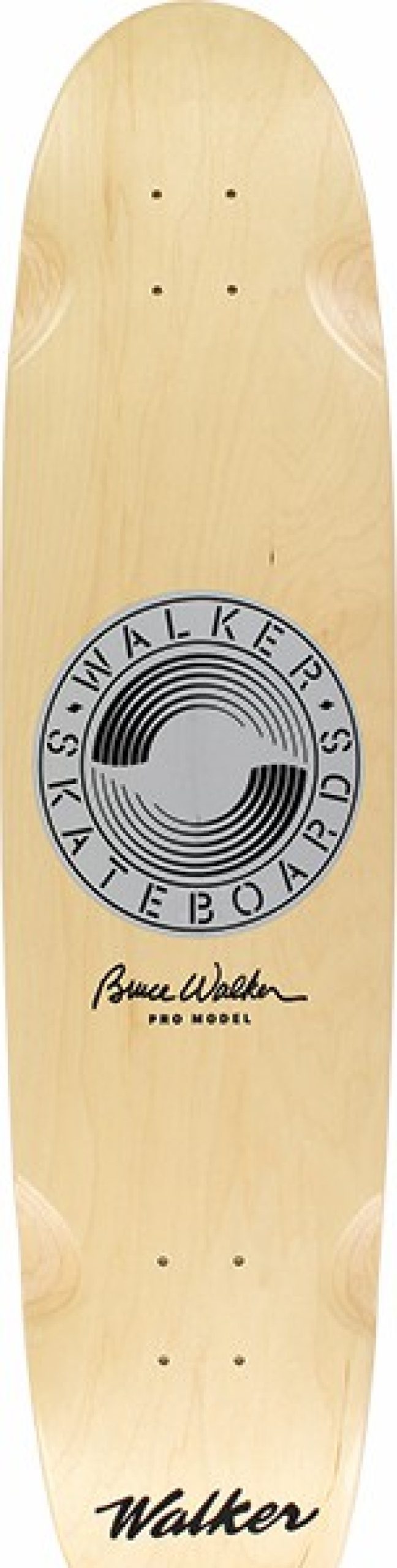 Skateboards WAL | Walker Bruce Signature 36″ Deck-8.5×36 Natural