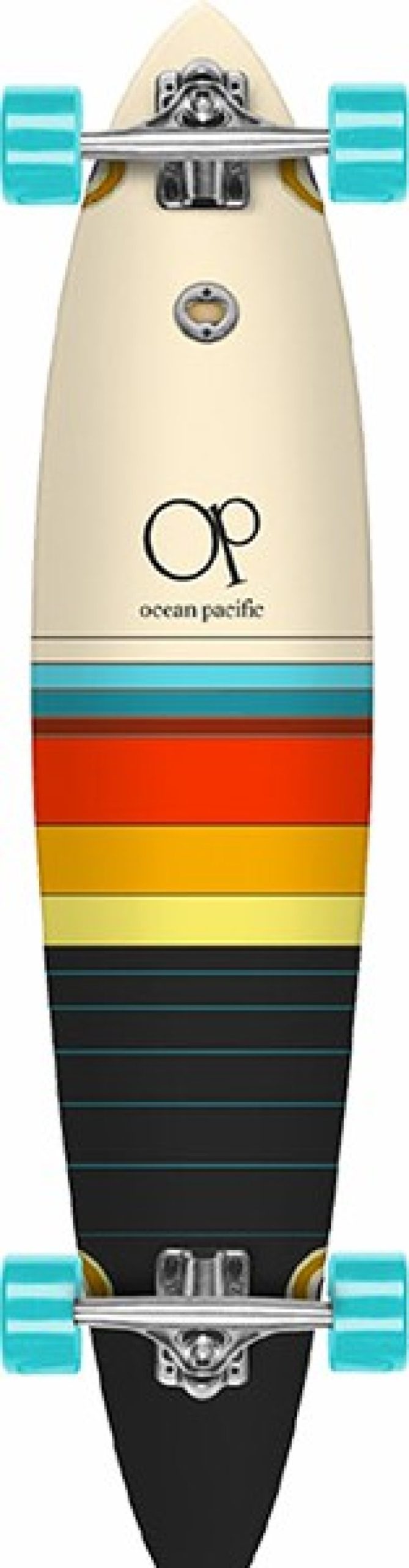 Skateboards OPC | Op Dawn Pintail Complete-8.75×40 Off-Wht/Bk