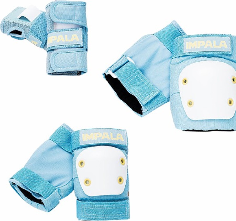 Clothing & Accessories IMP | Impala Kids Protective Pack Pads Jr S-Sky Blu/Yel