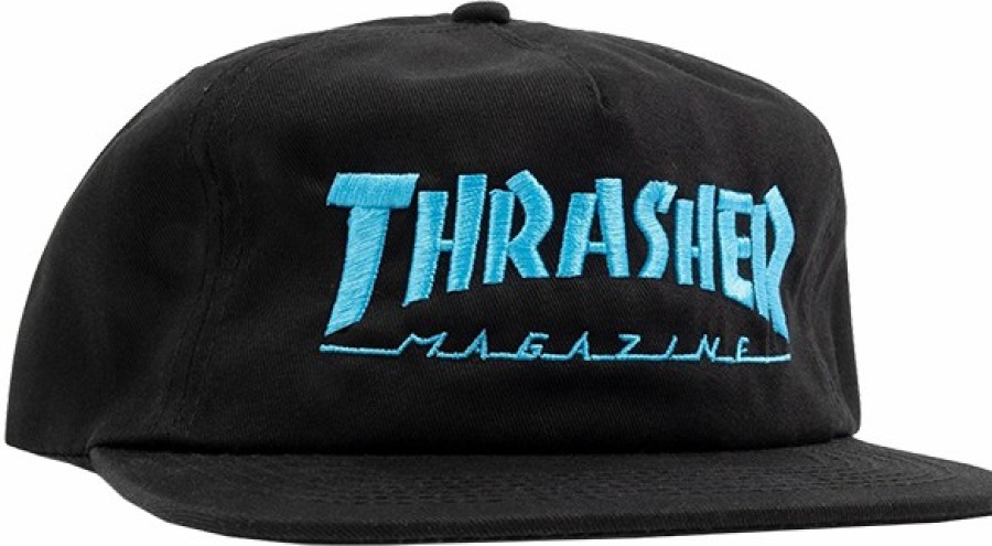 Clothing & Accessories Thrasher | Thrasher Mag Logo Hat Adj-Blk/Blue