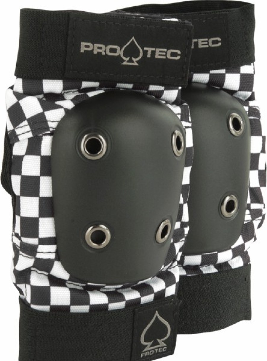 Clothing & Accessories Pro Tec | Protec Street Elbow Yth-Check Blk/Wht – K1S