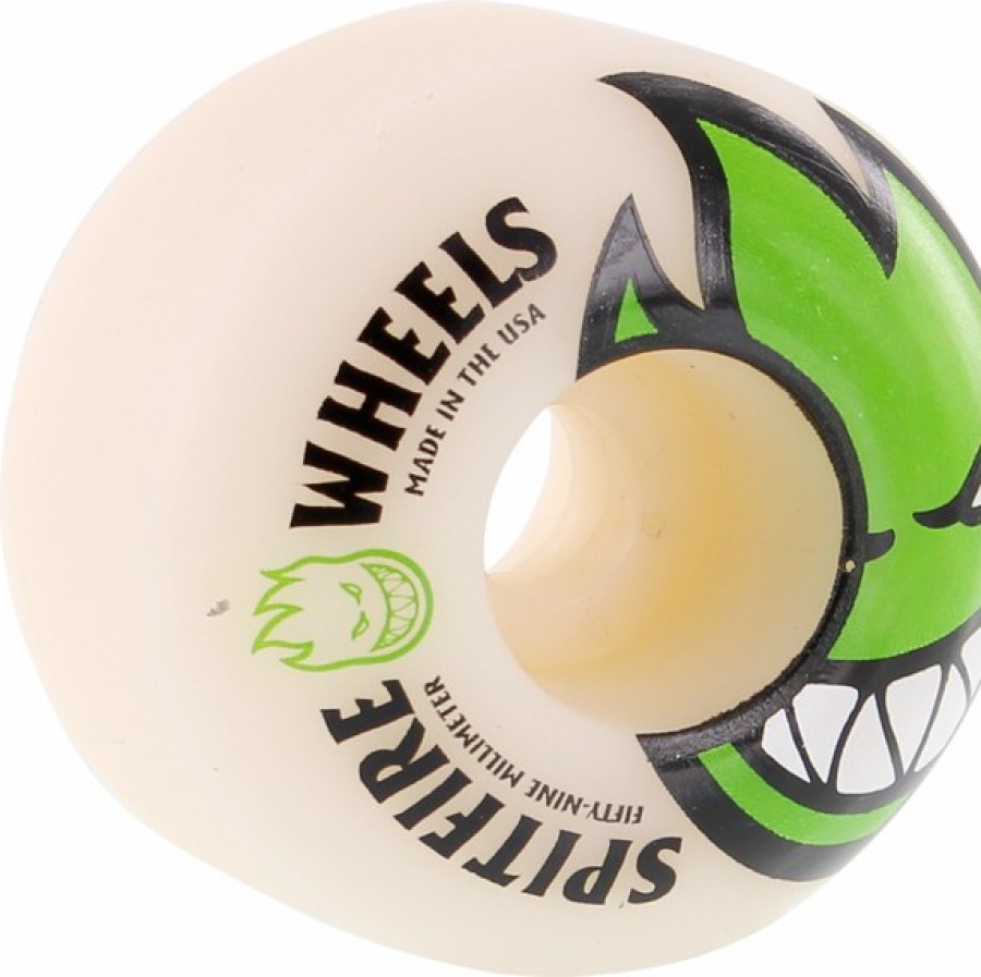 Components Spitfire | Sf Bighead 59Mm Wht W/Green X4