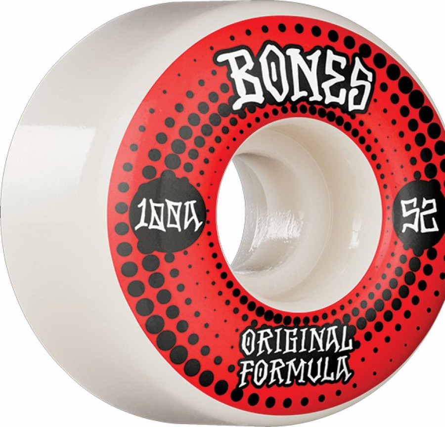 Components Bones Wheels | Bones 100'S Og V5 Originals 52Mm 100A White X4