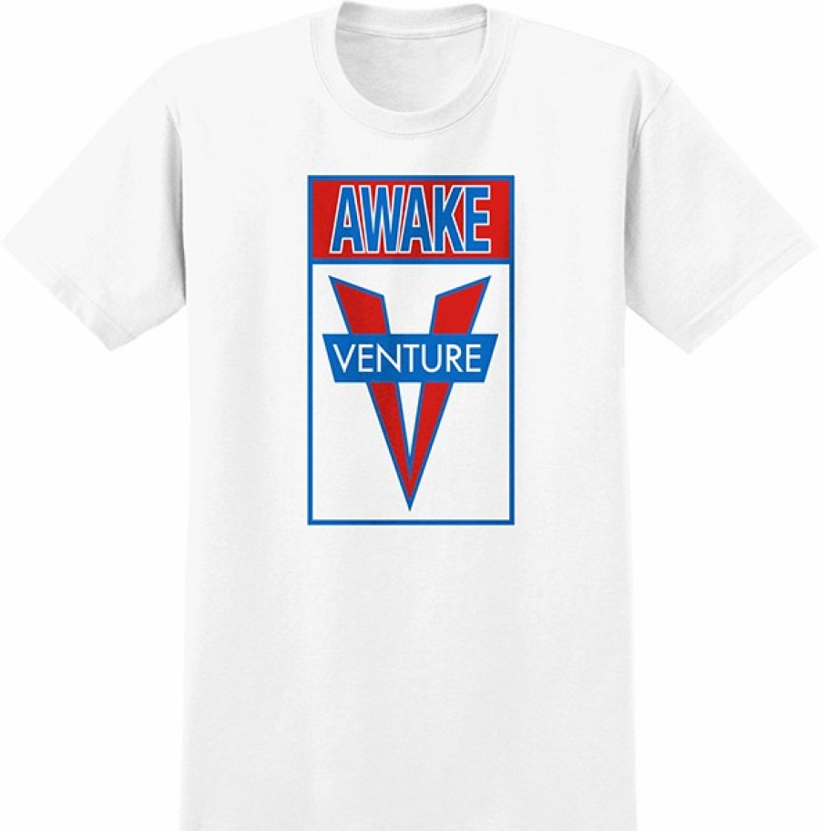 Clothing & Accessories Venture | Venture Awake Ss M-Wht/Blu