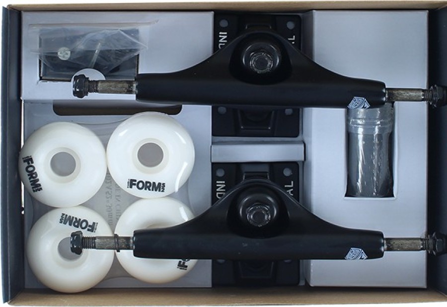 Components INDUSTRAL TRUCKS | Industrial Comp-Pk 5.5 Blk/Blk W/52Mm White