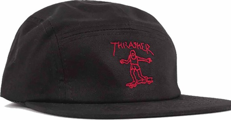 Clothing & Accessories Thrasher | Thrasher Gonz Logo Hat Adj-Black/Red