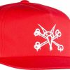 Clothing & Accessories Powell Peralta | Pwl/P Vato Rat Hat Adj-Red/Wht