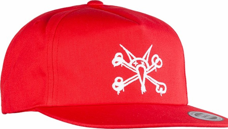 Clothing & Accessories Powell Peralta | Pwl/P Vato Rat Hat Adj-Red/Wht