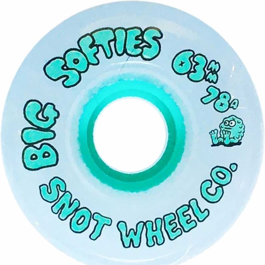 Components SNT | Snot Big Softies 63Mm 78A Wht/Teal X4