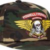 Clothing & Accessories Powell Peralta | Pwl/P Winged Ripper Patch Hat Adj-Camo