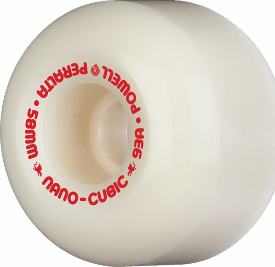 Components Powell Peralta | Pwl/P Df Nano Cubic 58/37.5Mm 93A White X4