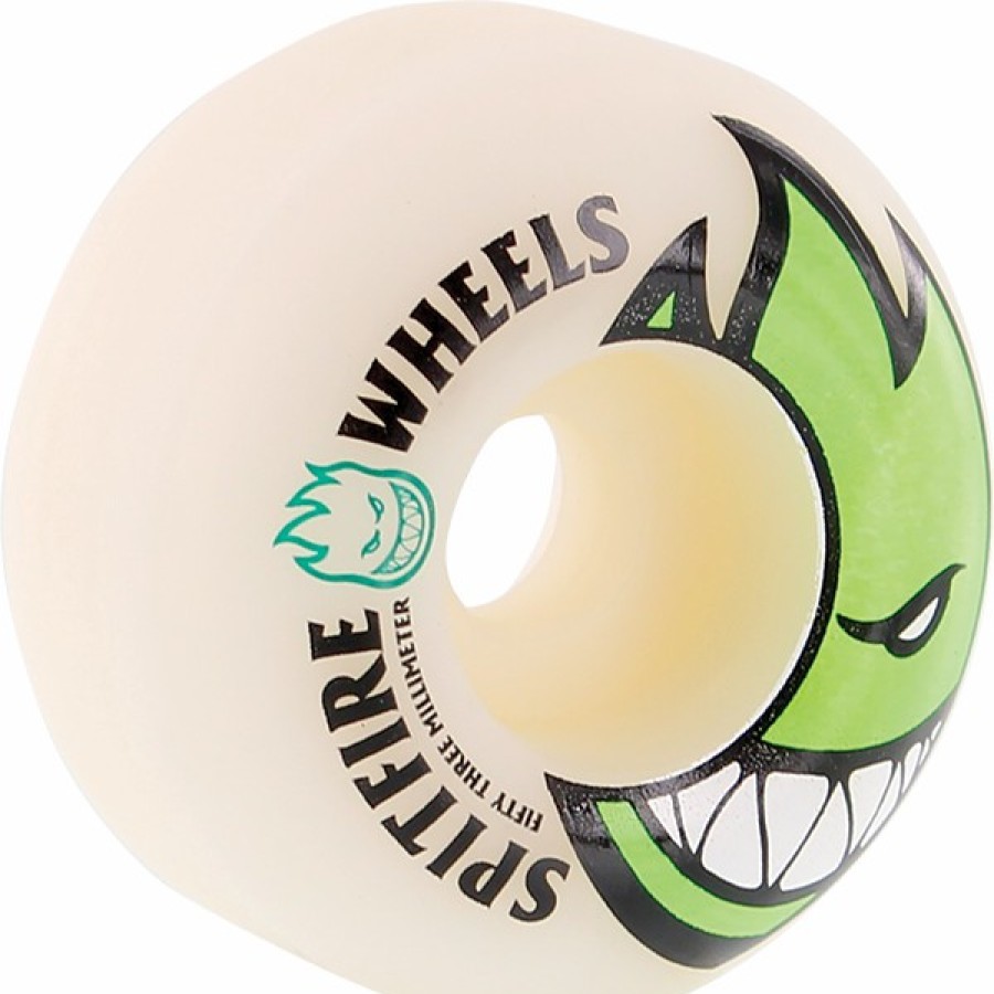 Components Spitfire | Sf Bighead 53Mm Wht W/Green X4