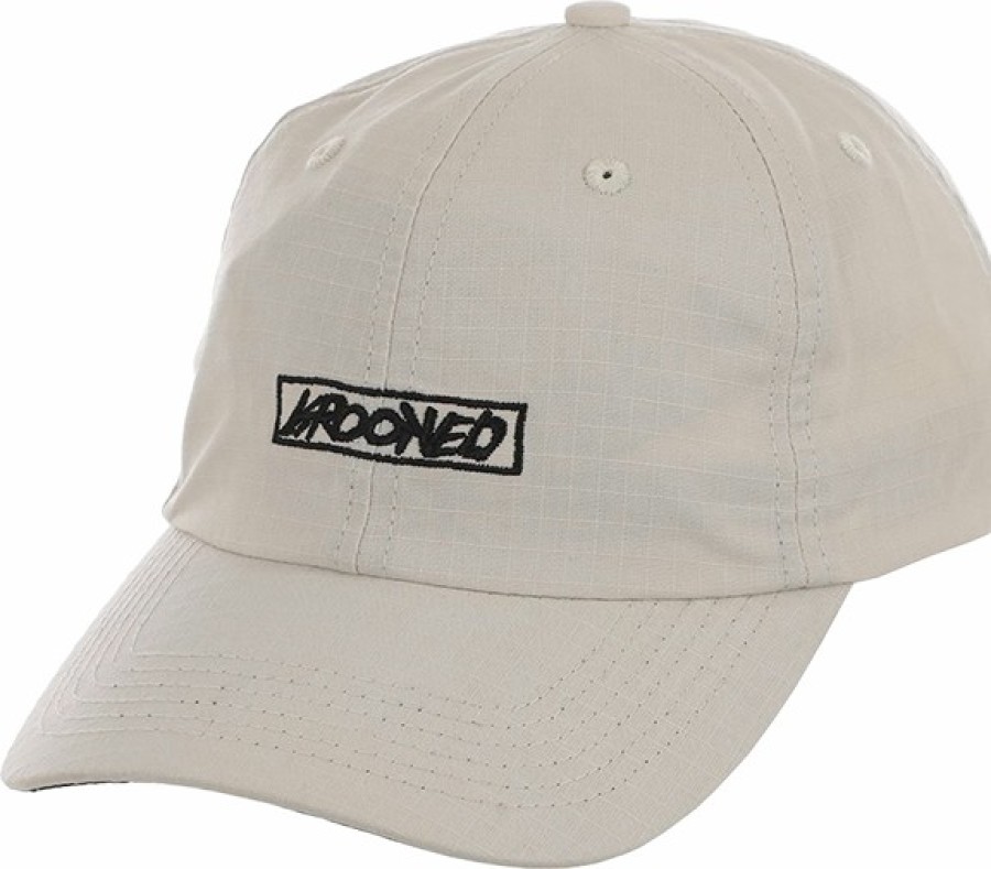 Clothing & Accessories KROOKED | Krk Moonsmile Script Hat Adj-Natural/Blk