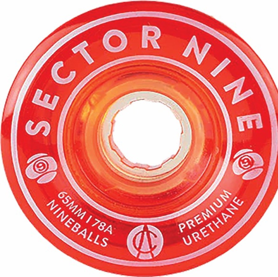 Components Sector 9 | Sec9 Nineballs 65Mm 78A Clear Red X4