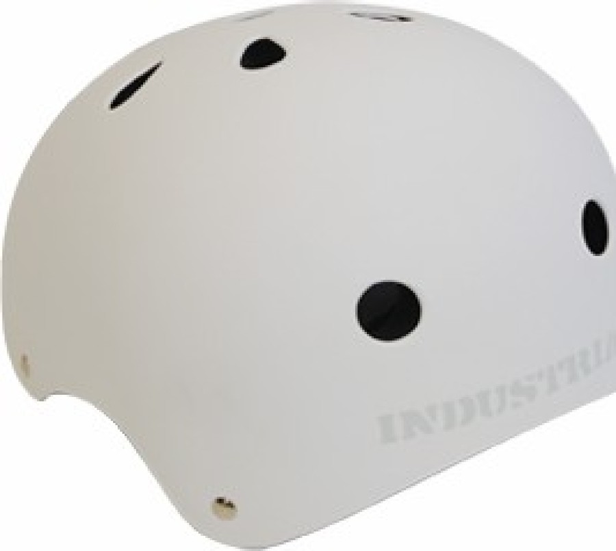 Clothing & Accessories INDUSTRAL TRUCKS | Industrial Flat White Helmet Xs