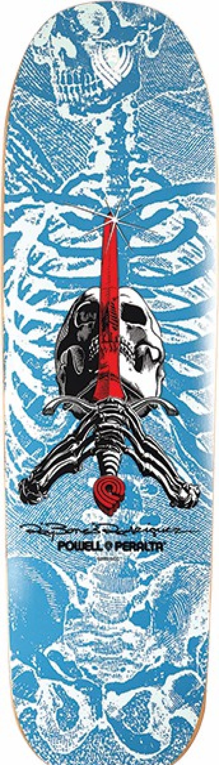 Skateboards Powell Peralta | Pwl/P Rodriguez Skull/Sword 4 Dk-9.2X32 Wht Flight