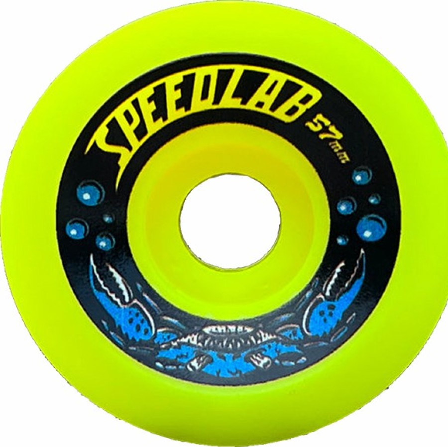 Components Speed Lab | Speedlab Soft Shells 57Mm 95A Neon Yellow X4