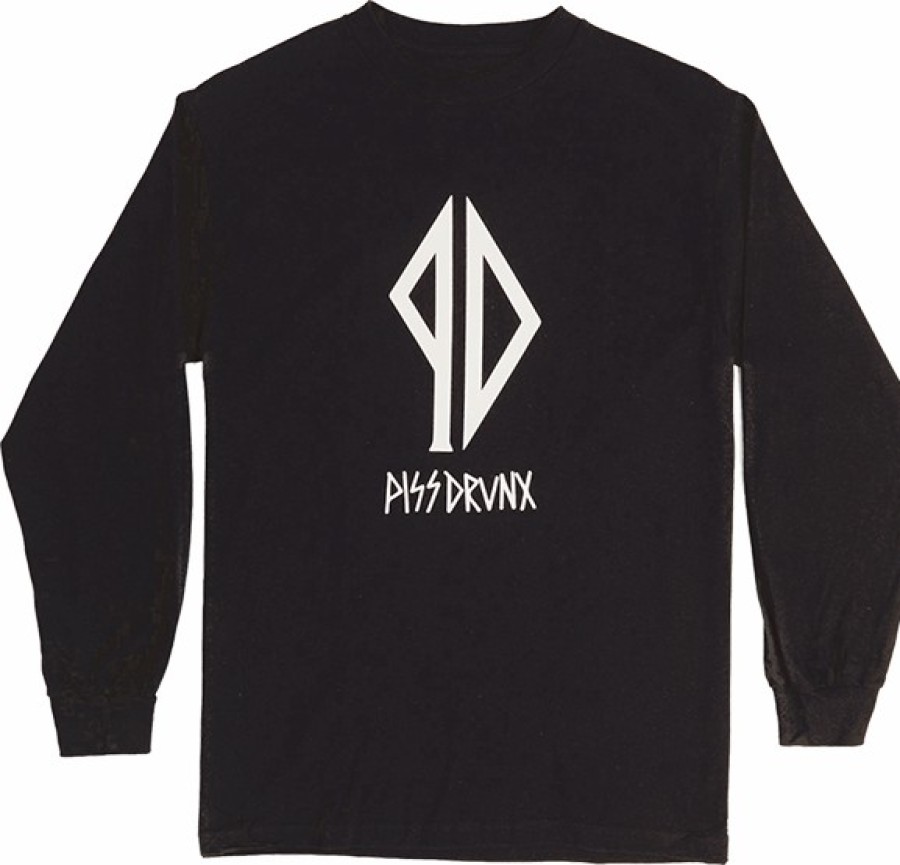 Clothing & Accessories PIS | Piss Drunx Make It A Double L/S Xl-Blk/Wht