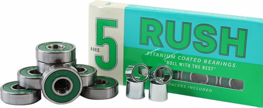 Components RUSH BEARINGS | Rush Abec-3 Bearings W/Spacers Ppp – 5Ws