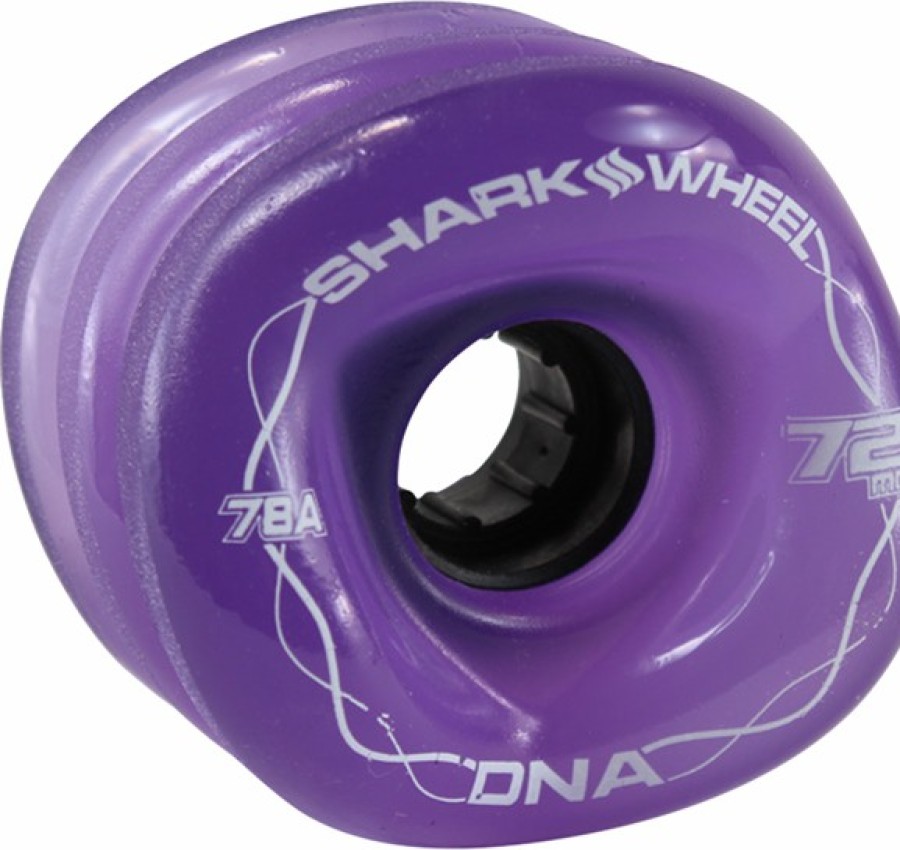 Components Shark Wheels | Shark Dna 72Mm 78A Solid Purple X4