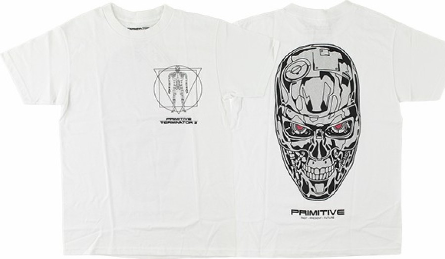 Clothing & Accessories Primitive | Primitive Skynet Ss S-White