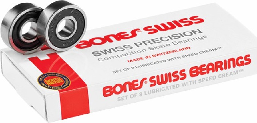 Components Bones Bearings | Bones Swiss (Single Set) Bearings – 000