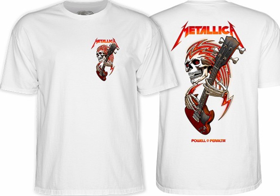 Clothing & Accessories Powell Peralta | Pwl/P Metallica Collab Ss S-White