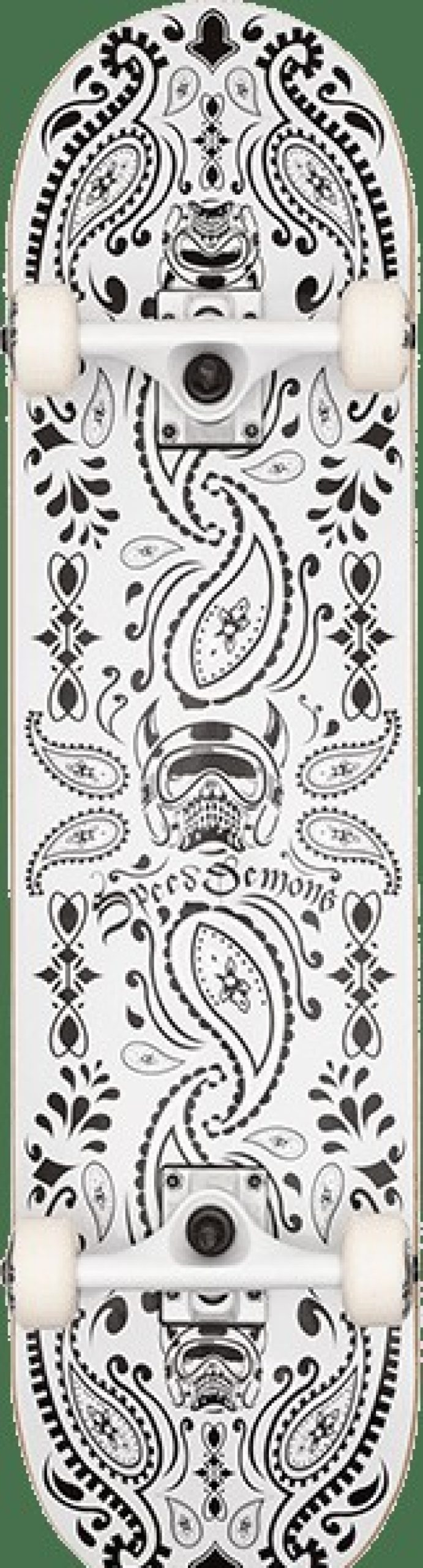 Skateboards Speed Demons | Sd Bandana Complete-7.75 Blk/Wht